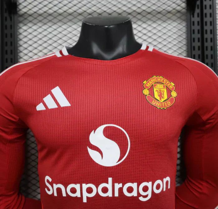 Manchester United 2024/2025 Divisa Locale Manica Lunga