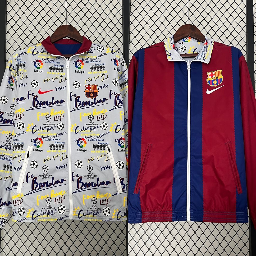 Cortavientos Reversible Fc Barcelona