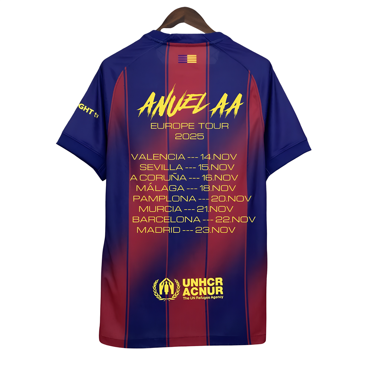 Anuel AA (RHLM 2 Spain Tour) x maglietta di Barcellona