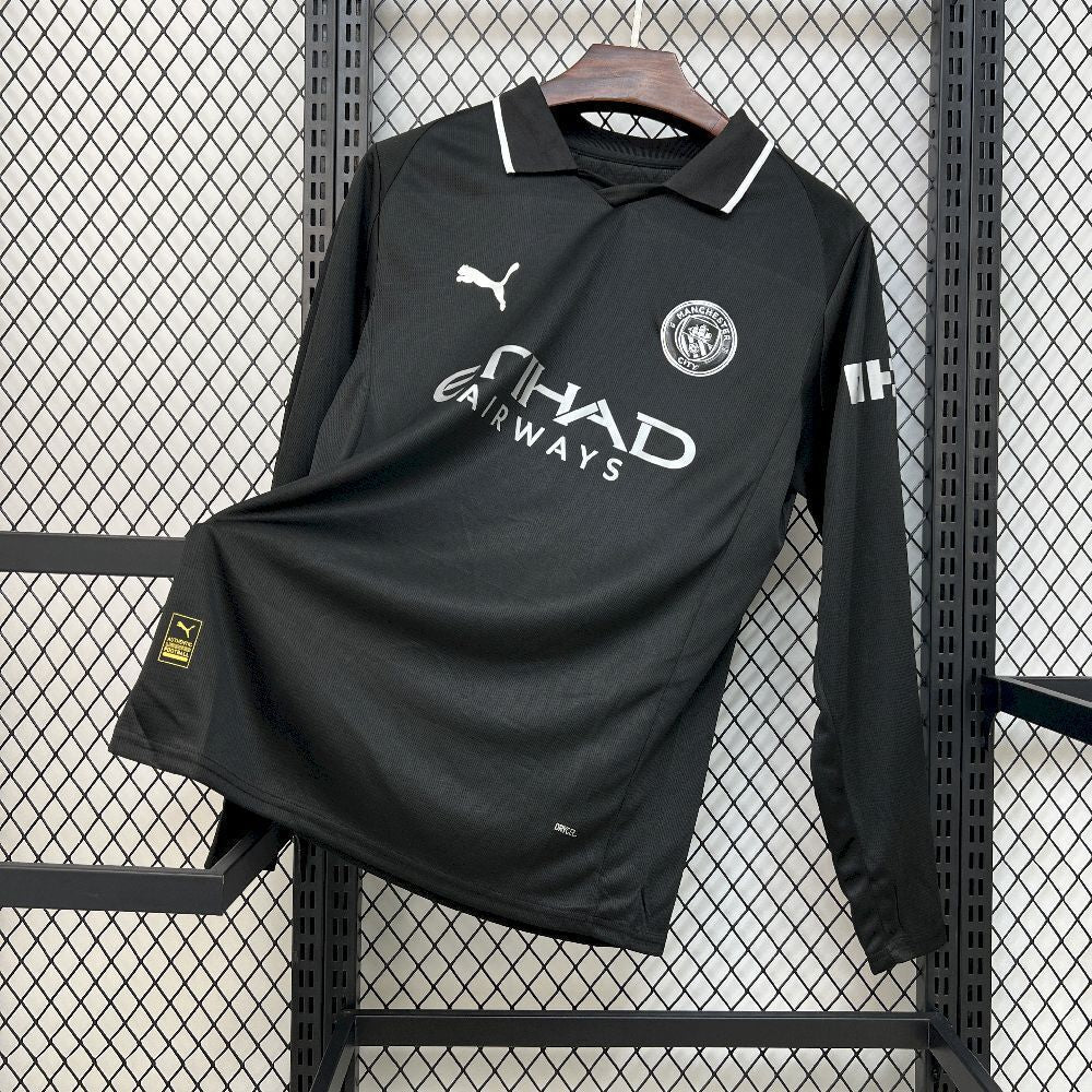 2025/2026 Manchester City Trasferta Manica Lunga