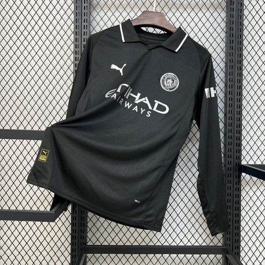 2025/2026 Manchester City Visitante Manga Larga