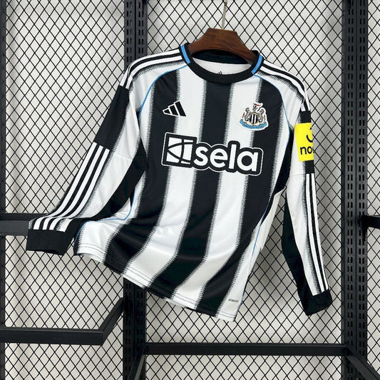2025/2026 Newcastle United Maglia Casa Manica Lunga