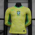 Brasile 2024/2025 Maglia Home Manica Lunga