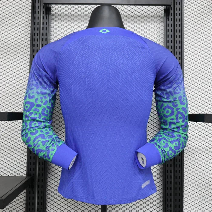 Brasil 2023/2024 Visitante Kit Manga Larga