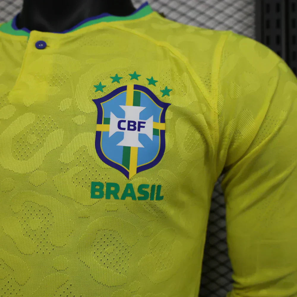 Brasile 2023/2024 Kit Casa Manica Lunga
