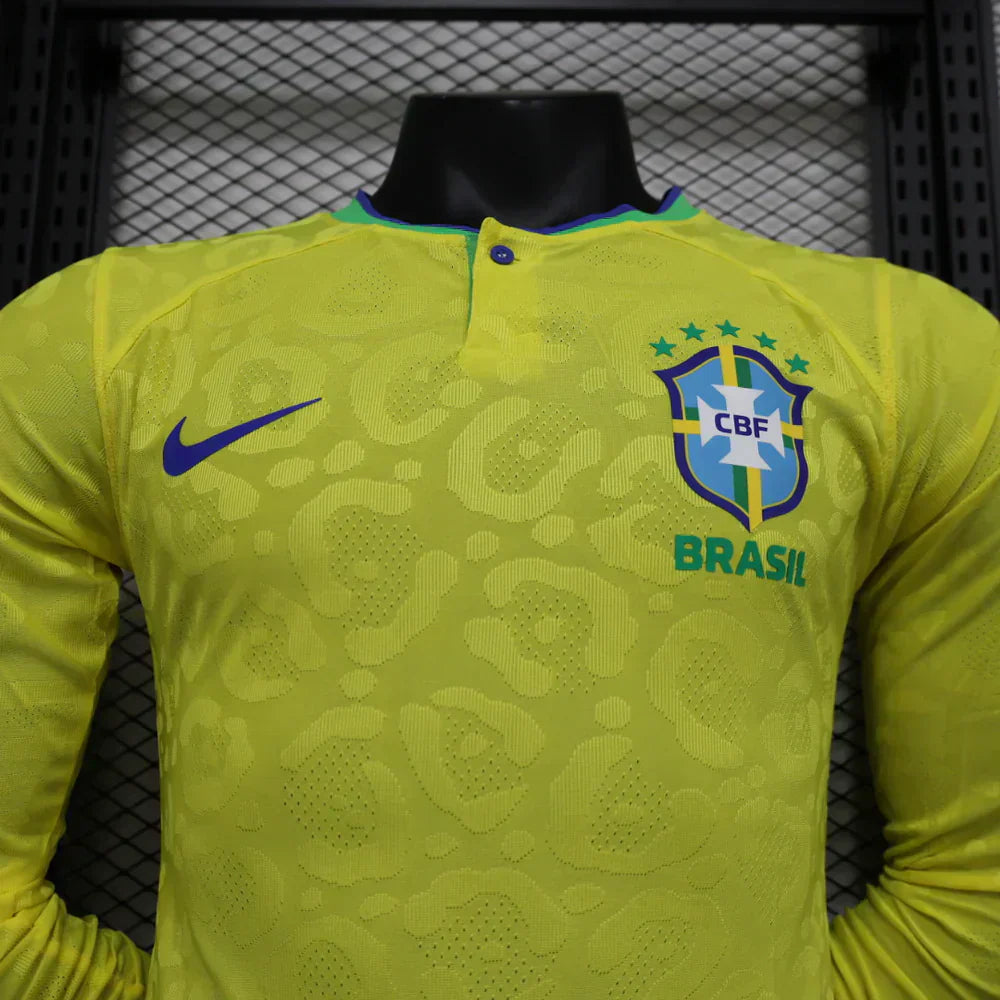 Brasile 2023/2024 Kit Casa Manica Lunga