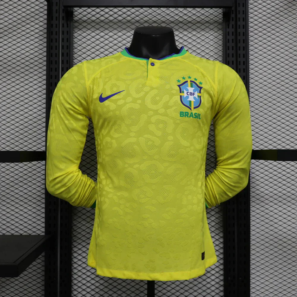 Brasile 2023/2024 Kit Casa Manica Lunga