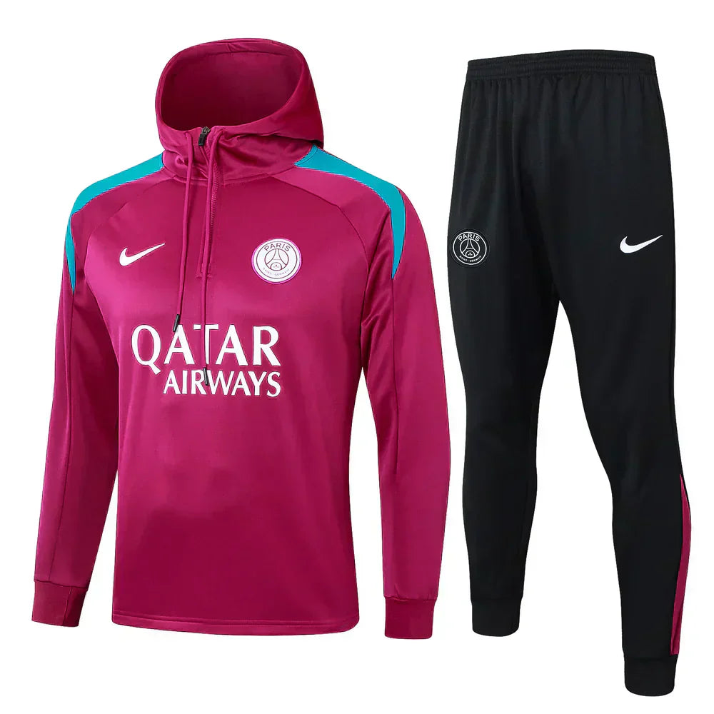 PSG Paris Saint Germain 2024 Tuta rosa e nera
