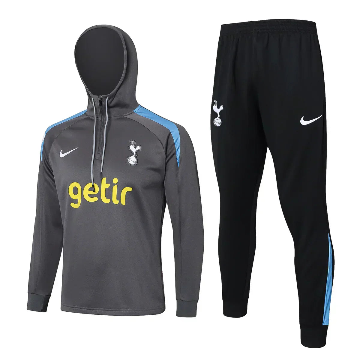Tottenham Gray and Black Chándal