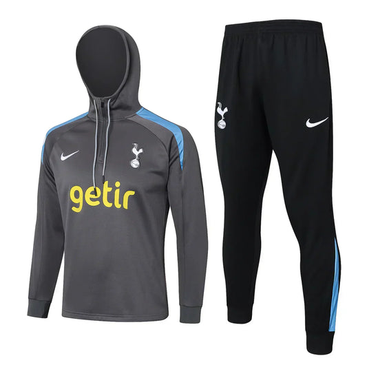 Tuta Tottenham grigia e nera