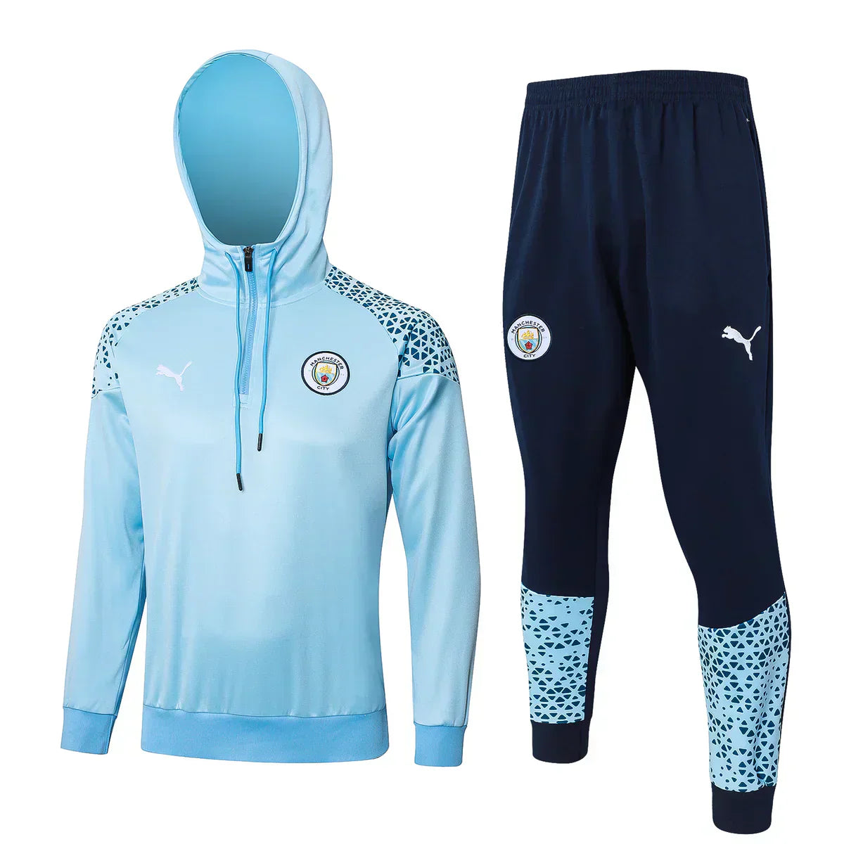 Tuta Manchester City Azzurro e Blu Scuro