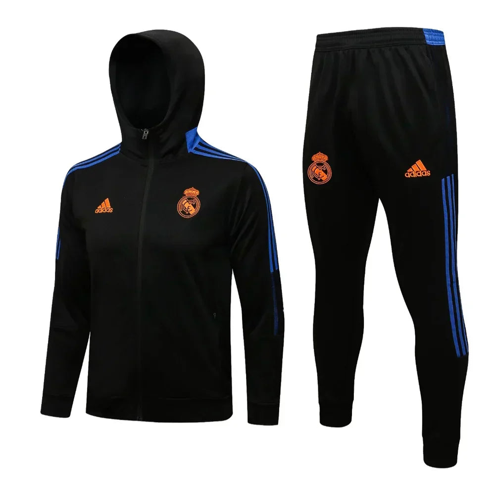 Real Madrid Black and Orange Chándal
