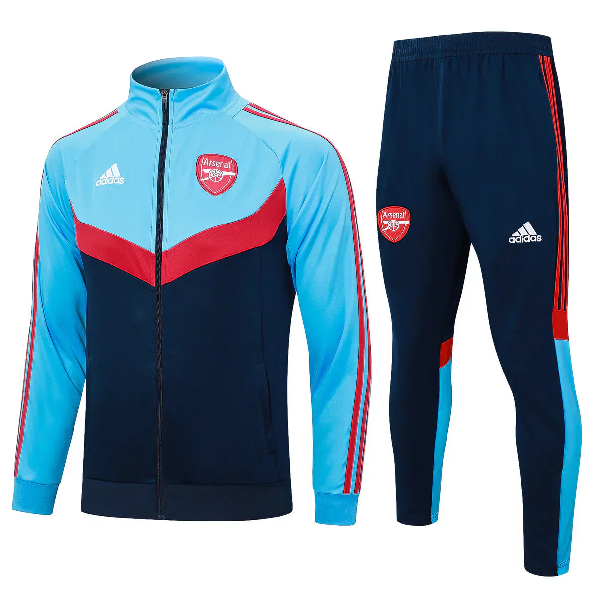 Tuta Arsenal blu scuro e azzurra