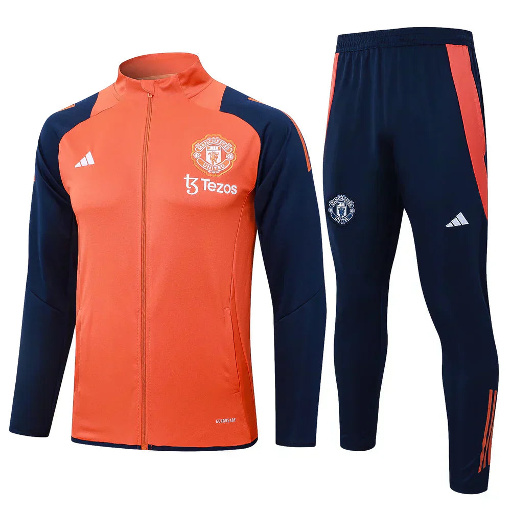 Tuta Manchester United Blu Scuro e Arancio II