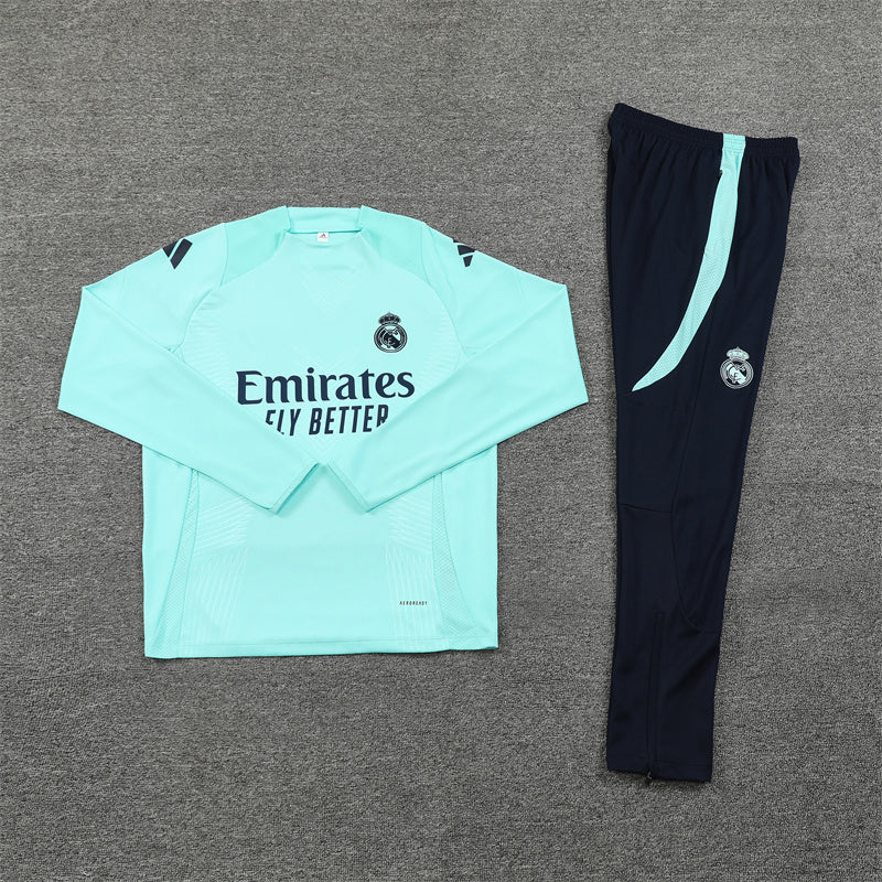 Tuta Real Madrid Blu Scuro e Menta