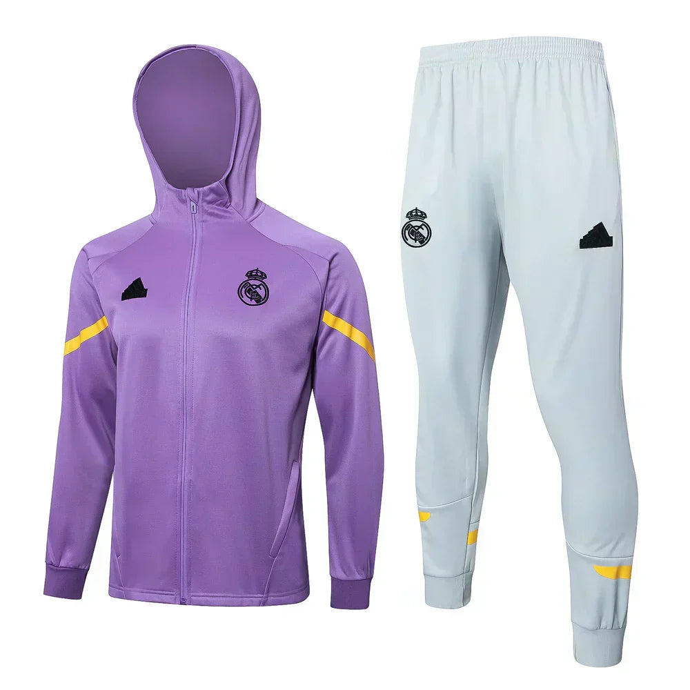 Real Madrid White and Violet Chándal