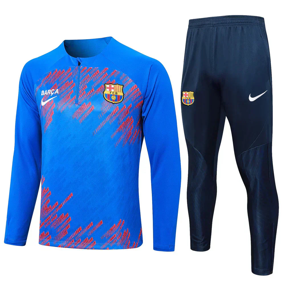 Tuta blu scuro e blu Barcellona