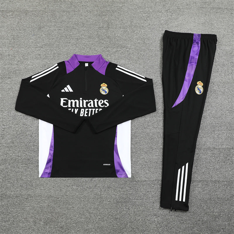 Tuta Real Madrid nera e viola