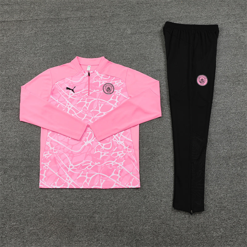 Tuta Manchester City Nera e Rosa