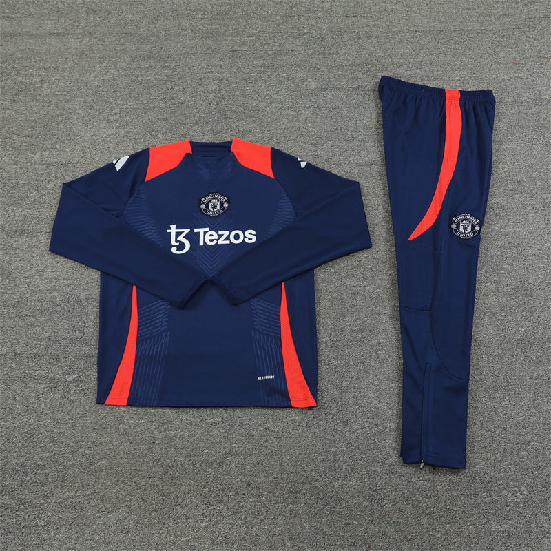 Tuta blu e arancione del Manchester United II