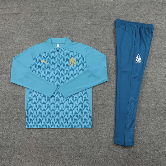Tuta Olympique Marsiglia Blu e Azzurro