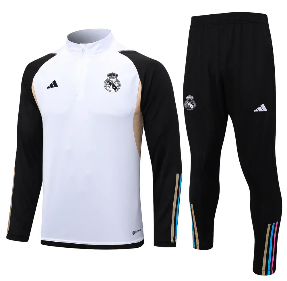 Tuta Real Madrid Bianco e Nero IV