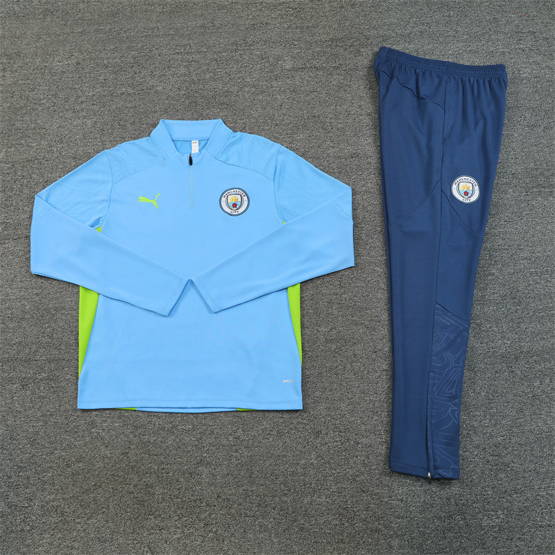 Tuta Manchester City blu e azzurra