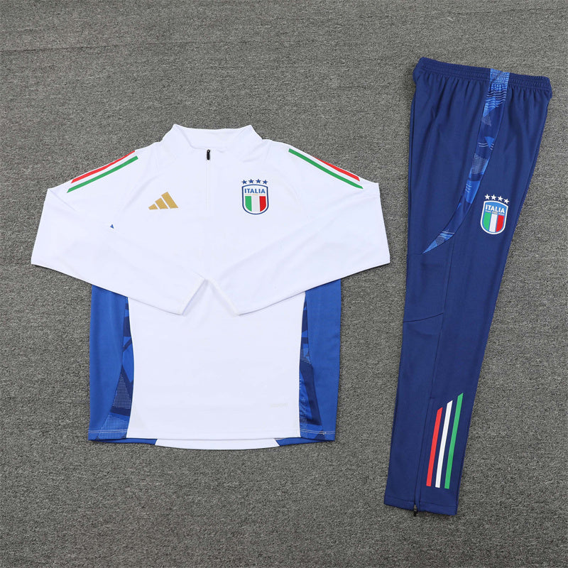 Tuta Italia bianca e blu
