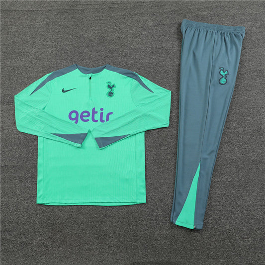 Tuta Tottenham grigia e verde
