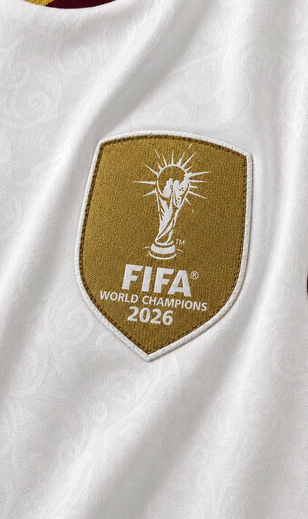 España Visitante Mundial 2026 DOS ESTRELLAS+ PARCHE CAMPEONES