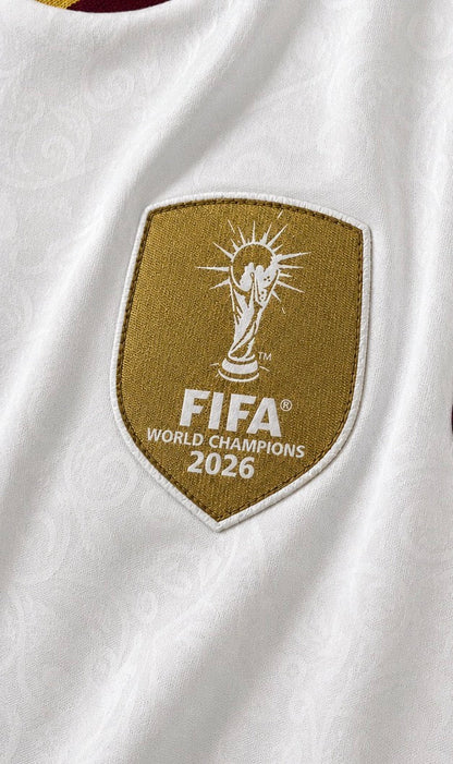 España Visitante Mundial 2026 DOS ESTRELLAS+ PARCHE CAMPEONES Manga Larga