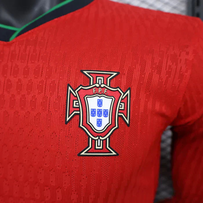 Portogallo 2024/2025 Divisa Home Manica Lunga