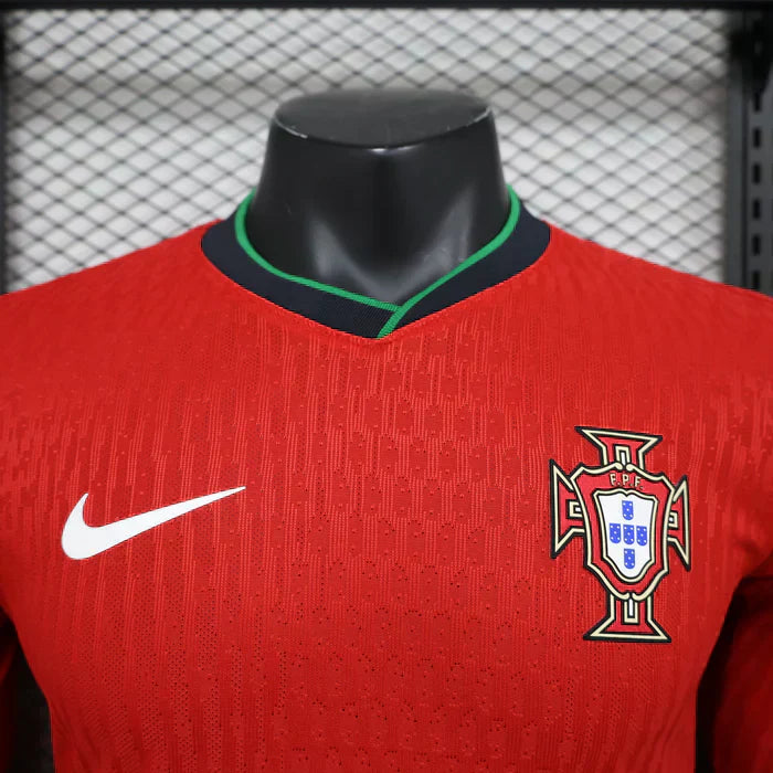 Portogallo 2024/2025 Divisa Home Manica Lunga