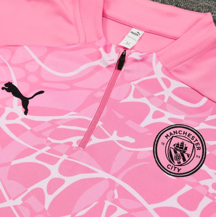 Tuta Manchester City Nera e Rosa
