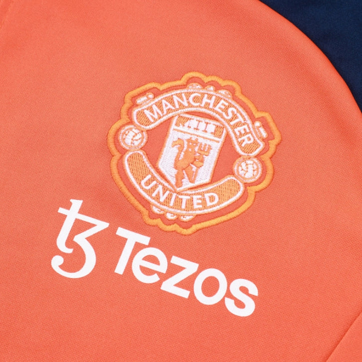 Tuta Manchester United Blu Scuro e Arancio II