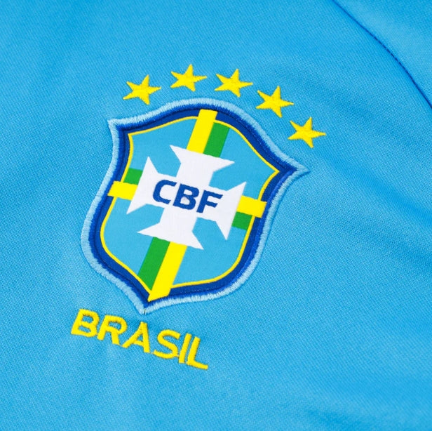Tuta Brasile azzurra e blu scuro