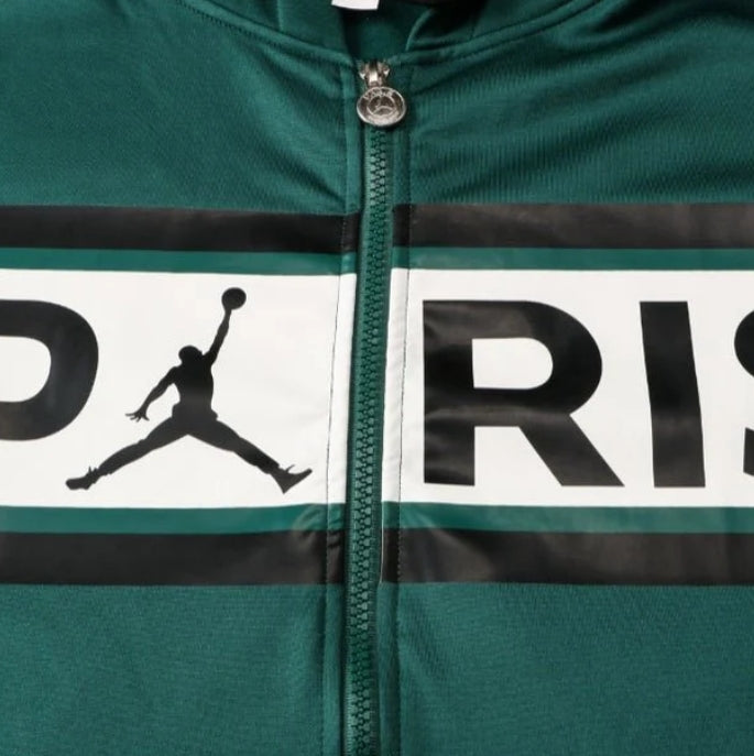 Tuta PSG verde scuro e bianca