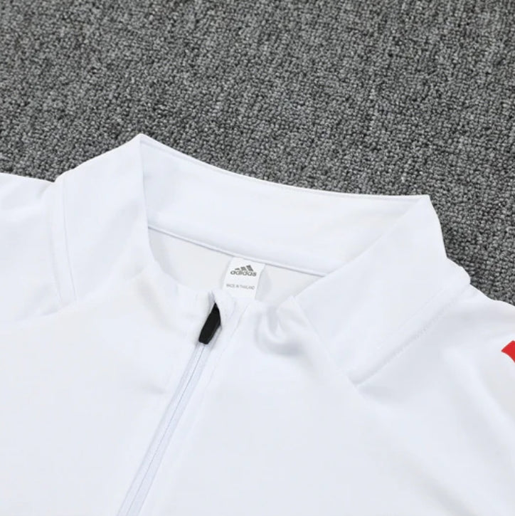 Tuta Ajax bianco e nero x rosso