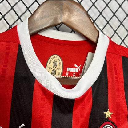 AC Milan Home 2024/2025 Kids Size