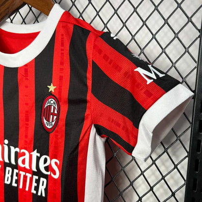 AC Milan Home 2024/2025 Kids Size