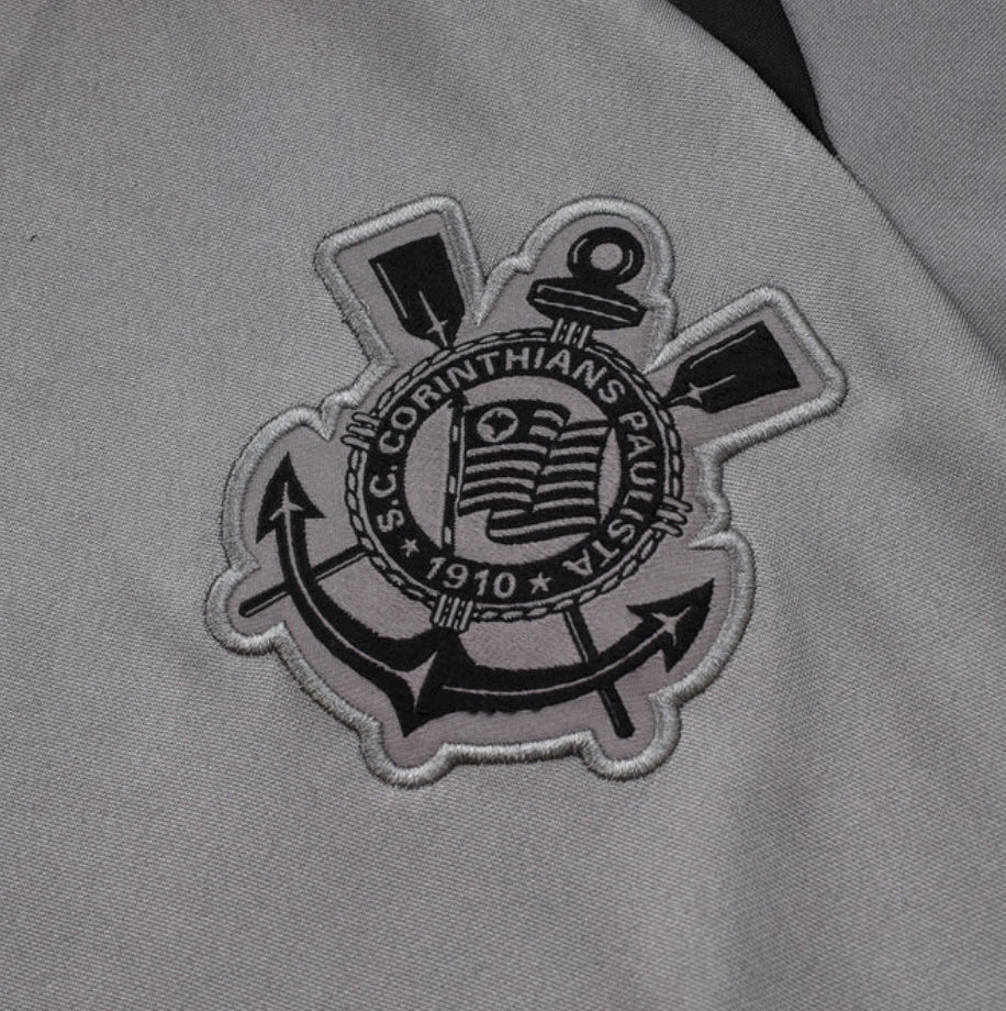 Tuta Corinthians Nera e Grigia