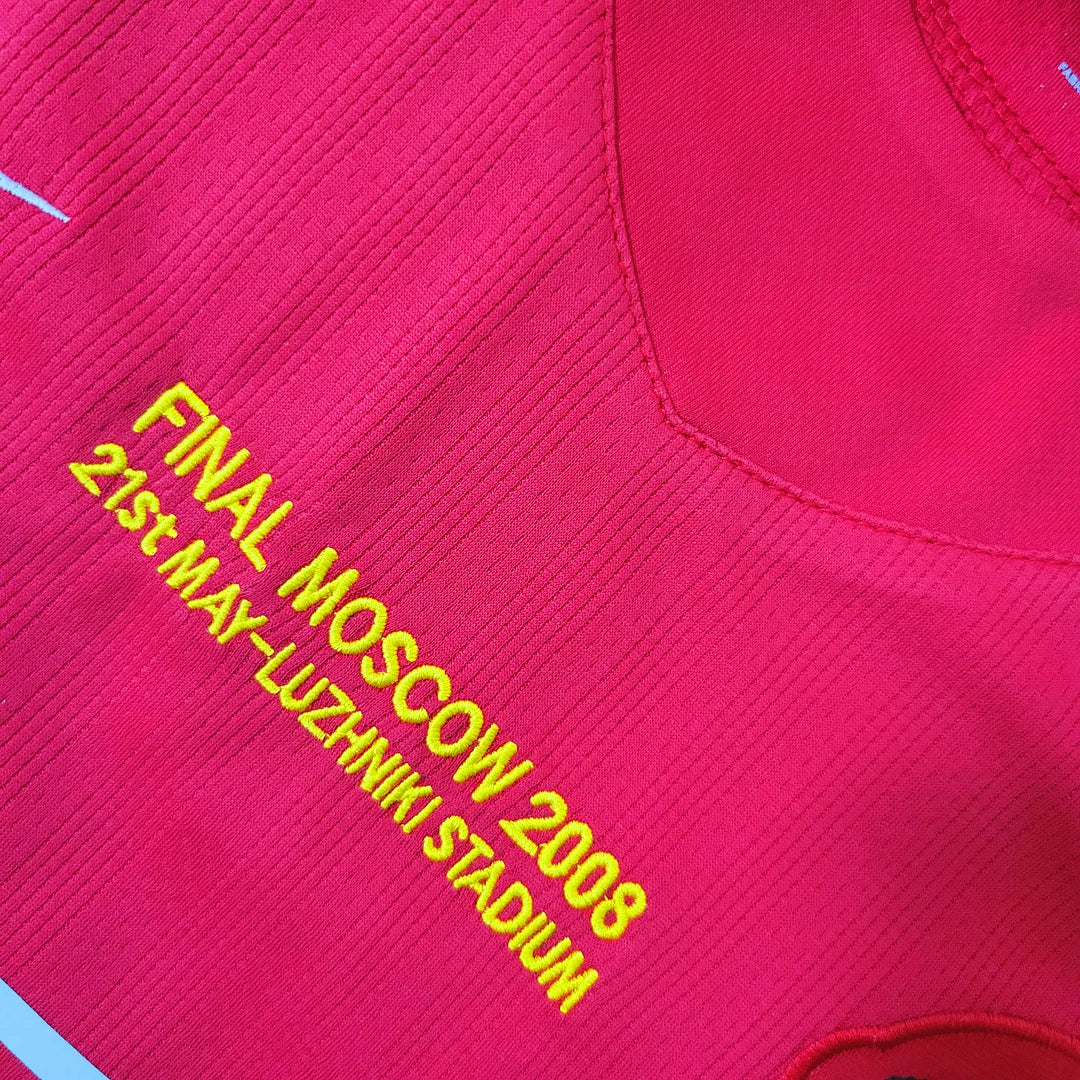 Kit Manchester United Retro 2007/2008 per la UEFA Champions League, versione Home