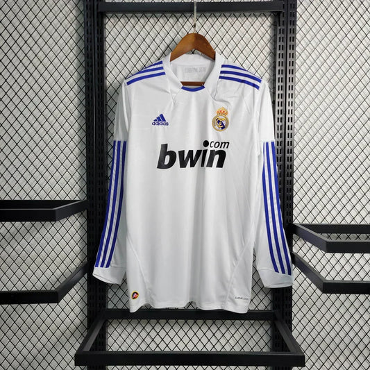 2010/2011 Retro Real Madrid Local Manga Larga
