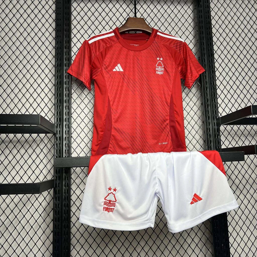 2024-2025 Kit Locale Nottingham Forest Taglia Bambino