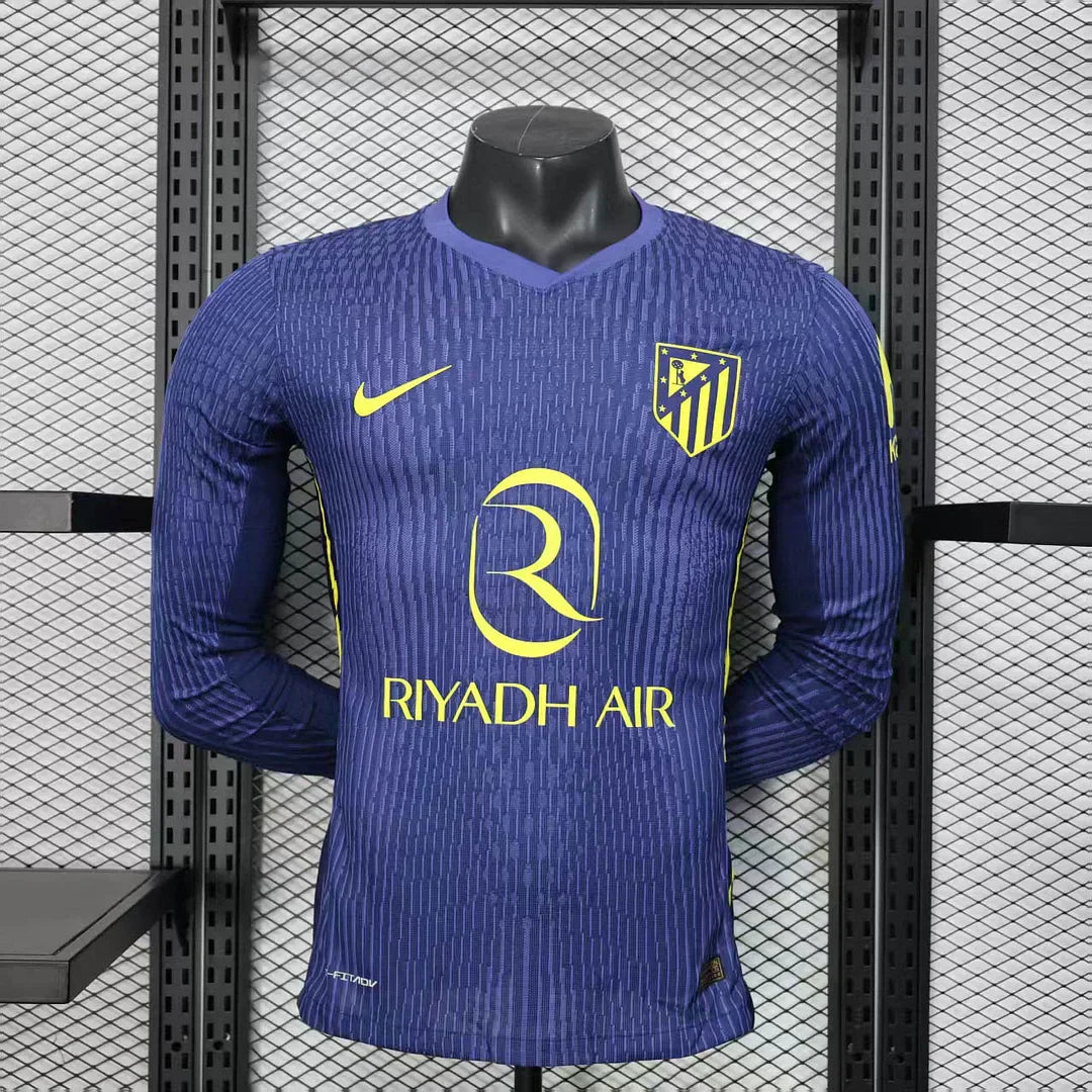 2025/2026 Atletico Madrid Kit Trasferta Manica Lunga