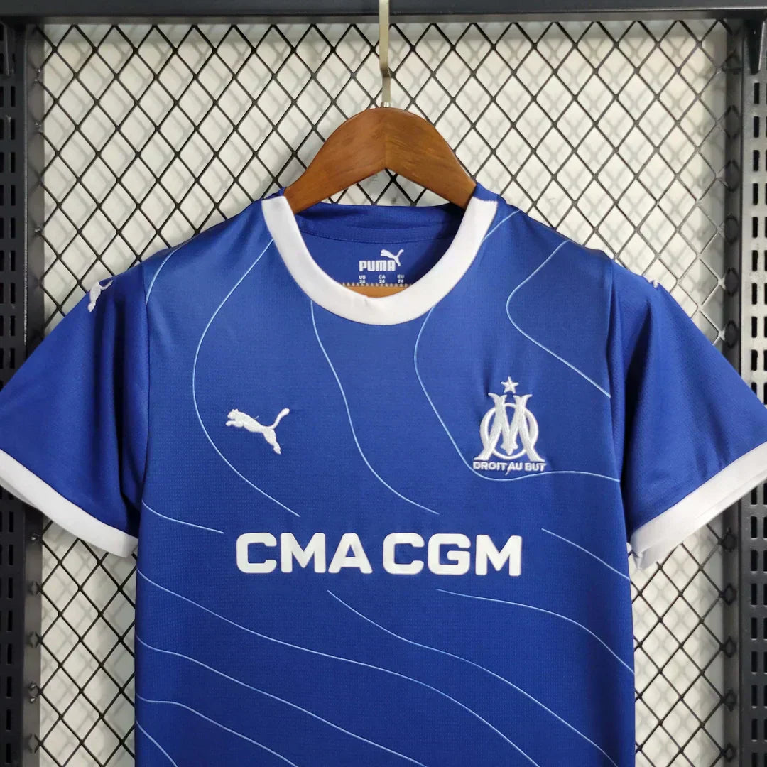 Kit Ospite Olympique de Marseille 2023/2024 Taglia Bambino