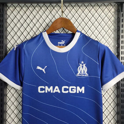 2023/2024 Olympique de Marsiglia Kit Trasferta Taglia Bambino
