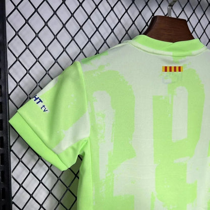 2024/2025 Barcelona Kit Alternativo da Trasferta Taglia Bambino