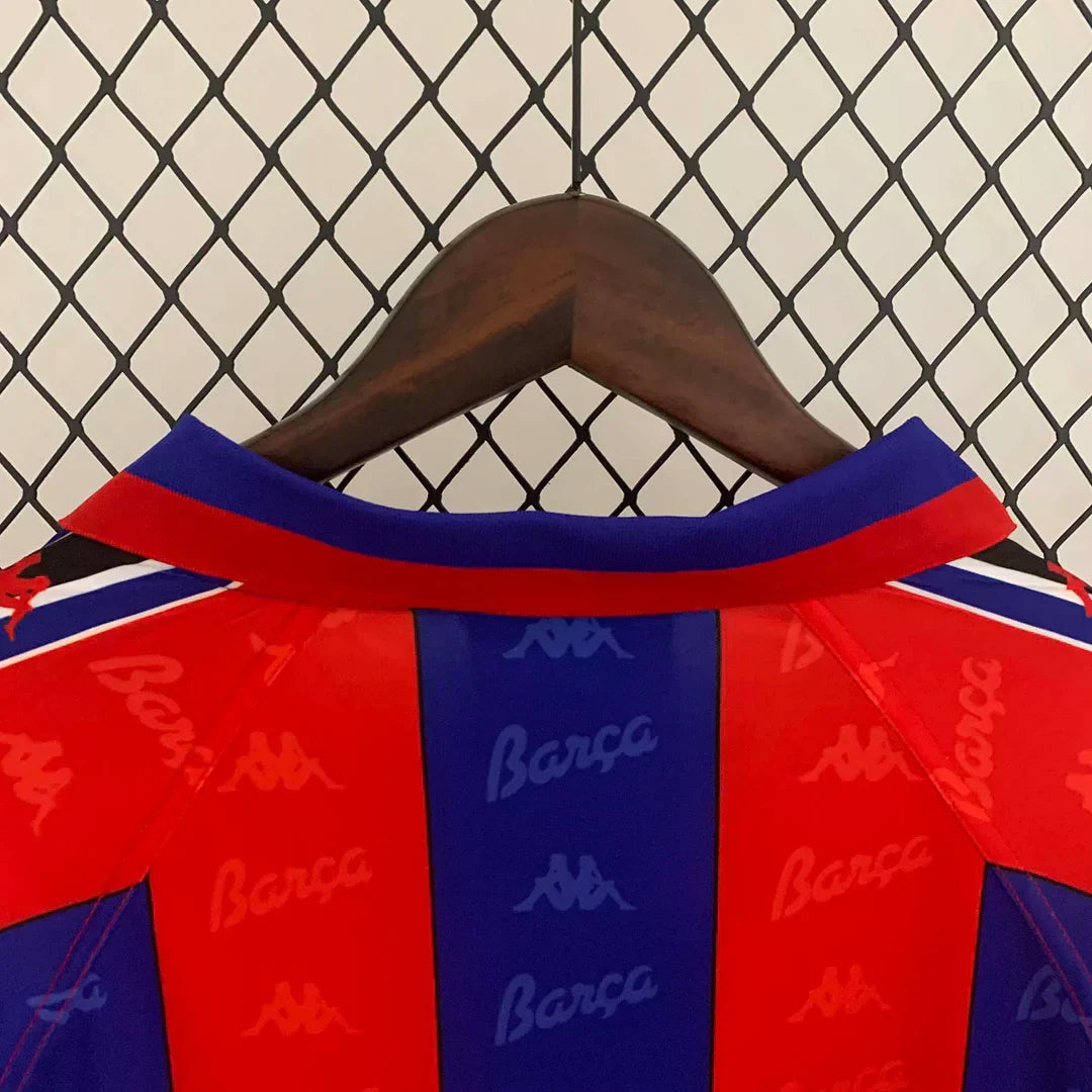 1995-1997 Barcellona Retrò Maglia a Maniche Lunghe