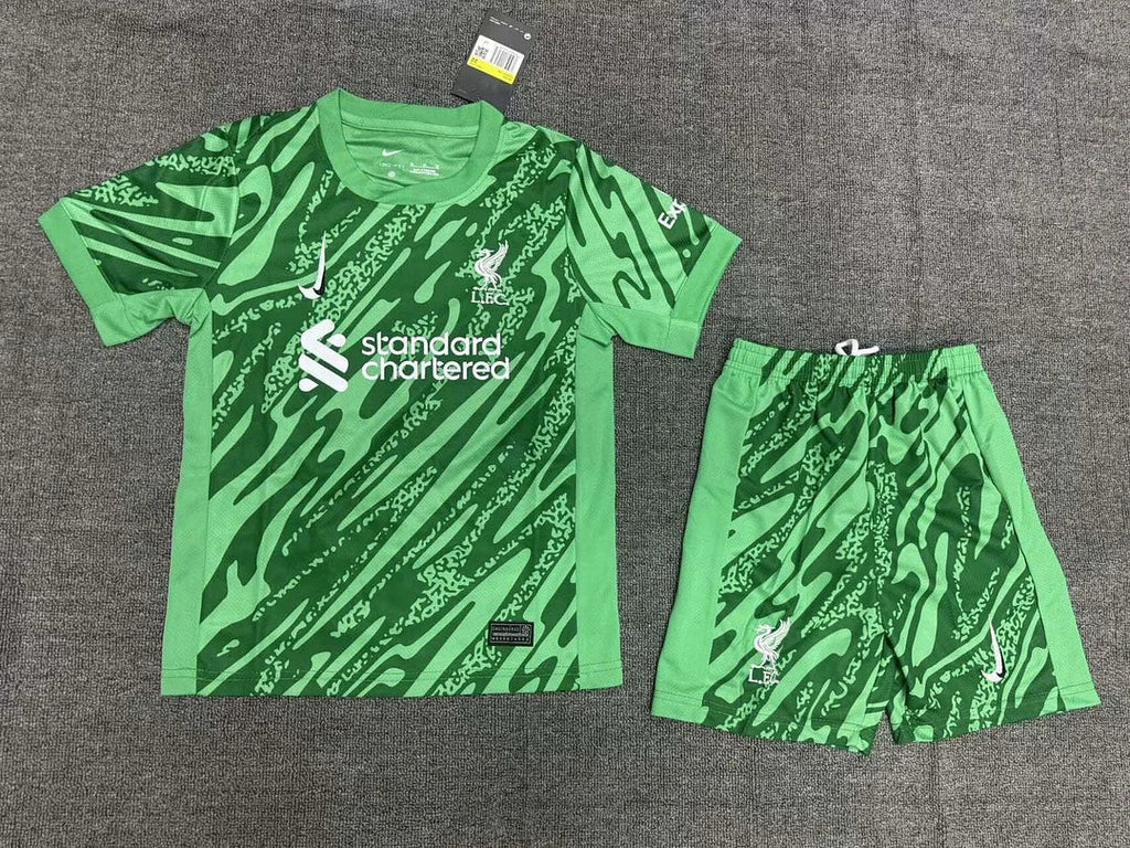 Kit Portiere Liverpool 2024/2025 Taglia Bambino